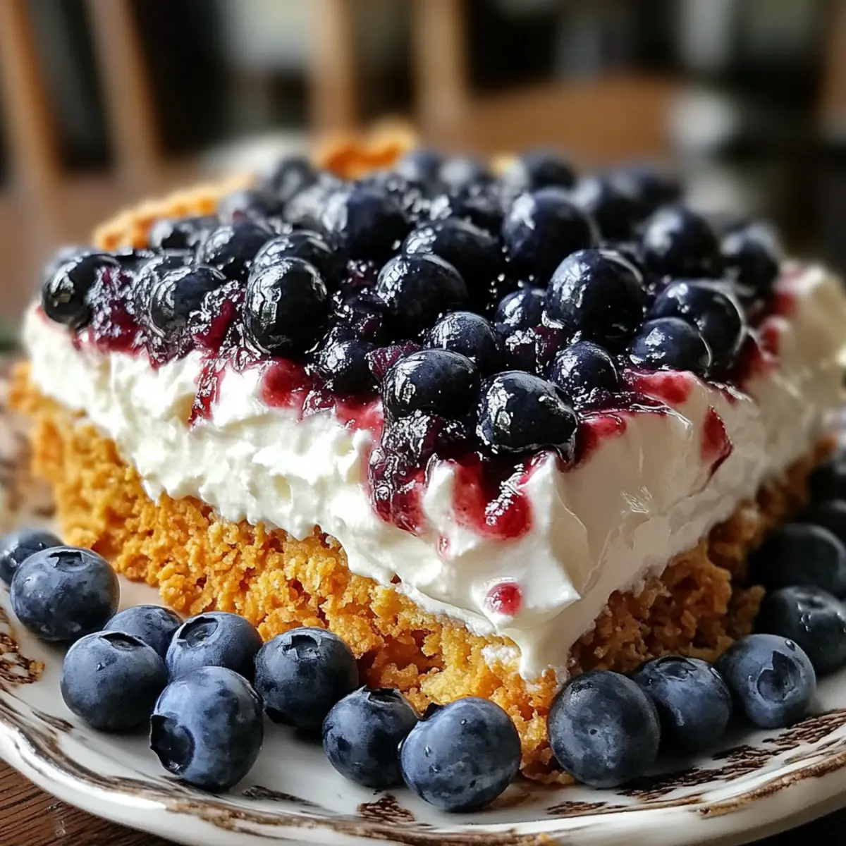 Blueberry Cream Cheese Pie