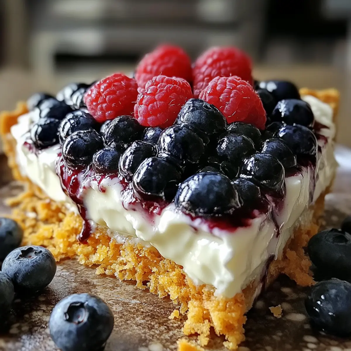 Blueberry Cream Cheese Pie