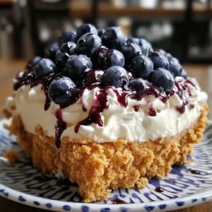Blueberry Cream Cheese Pie