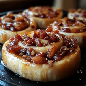 Bourbon Maple Bacon Cinnamon Rolls