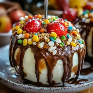 Candy-Coated Caramel Apple Creations