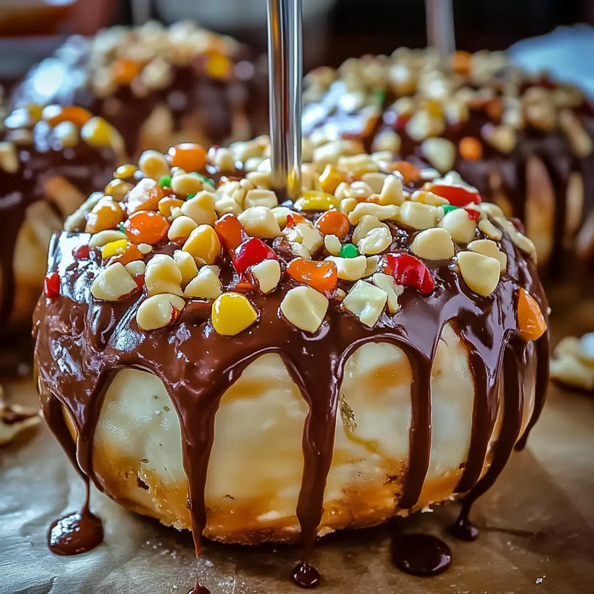 Candy-Coated Caramel Apple Creations
