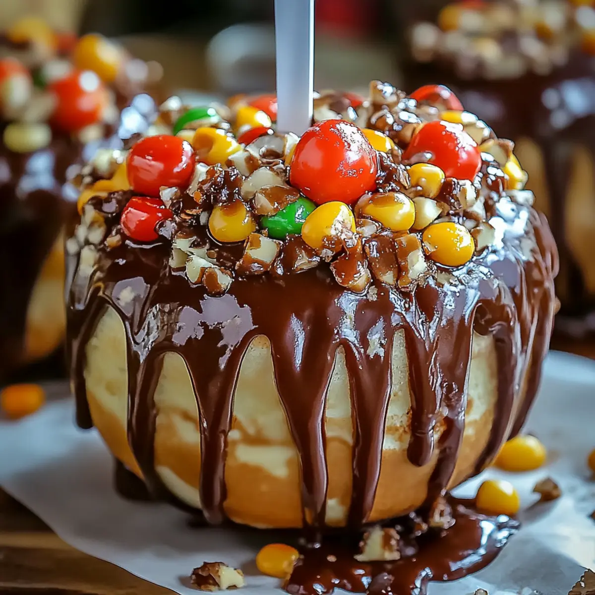 Candy-Coated Caramel Apple Creations