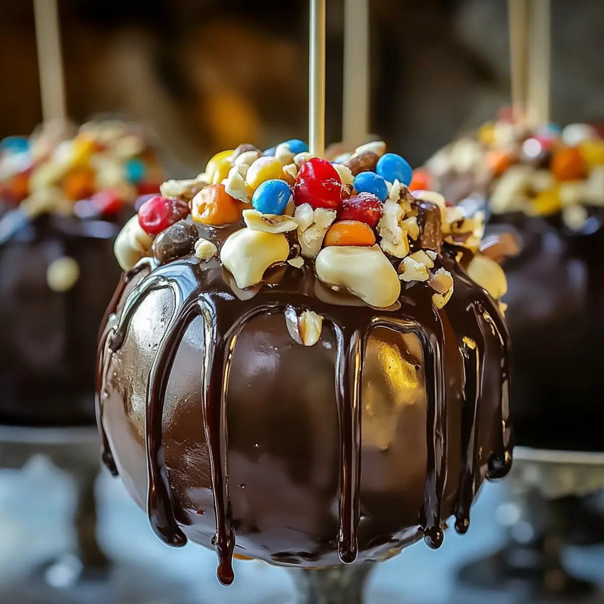 Candy-Coated Caramel Apple Creations