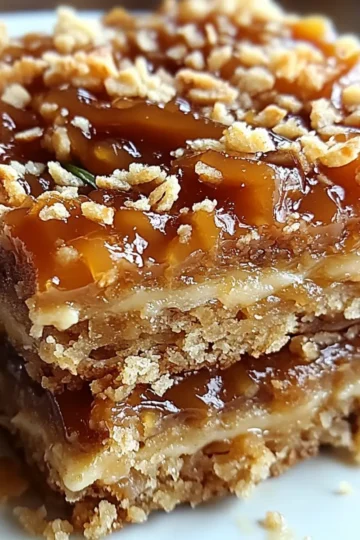 Caramel Crush Bars