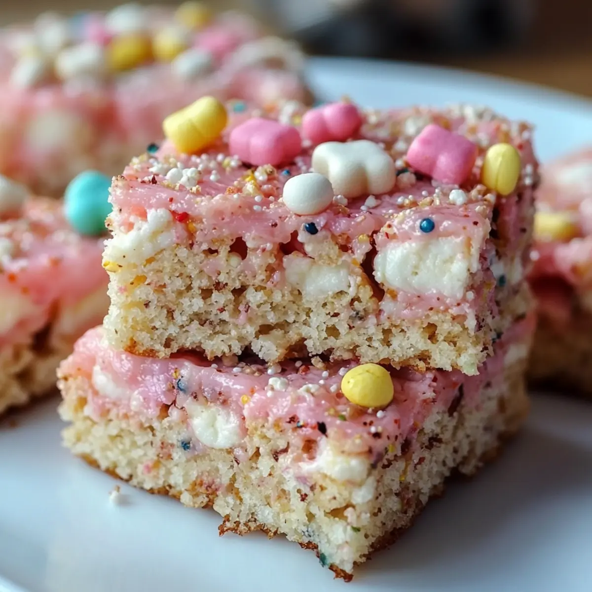 Circus Animal Cookie Rice Krispie Treats