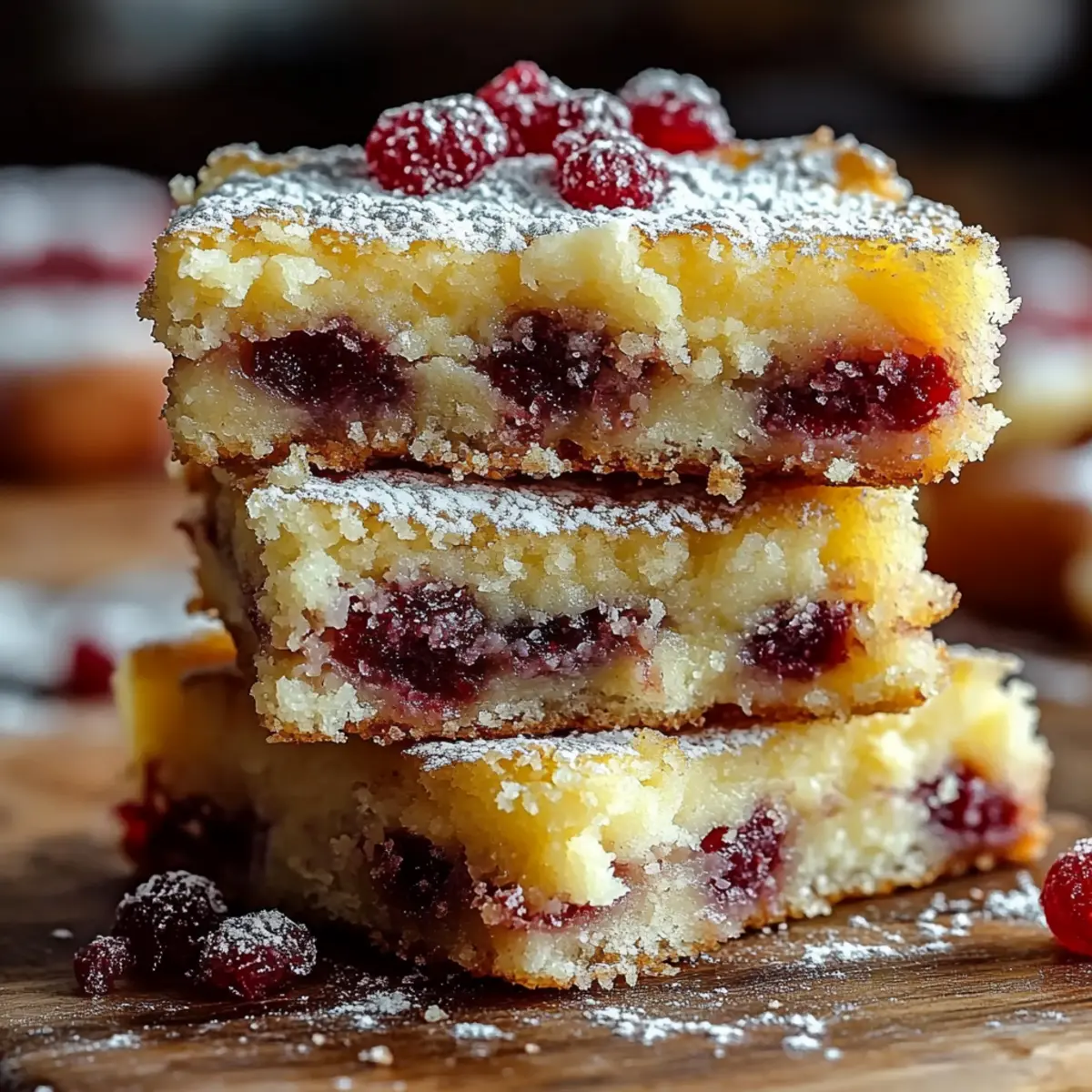 Cranberry Lemon Bars