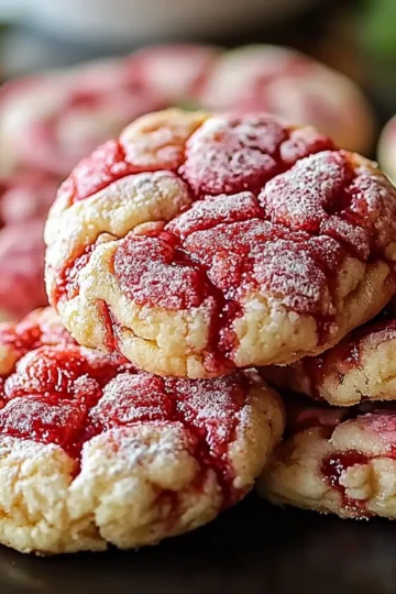 Double Strawberry Sugar Cookies