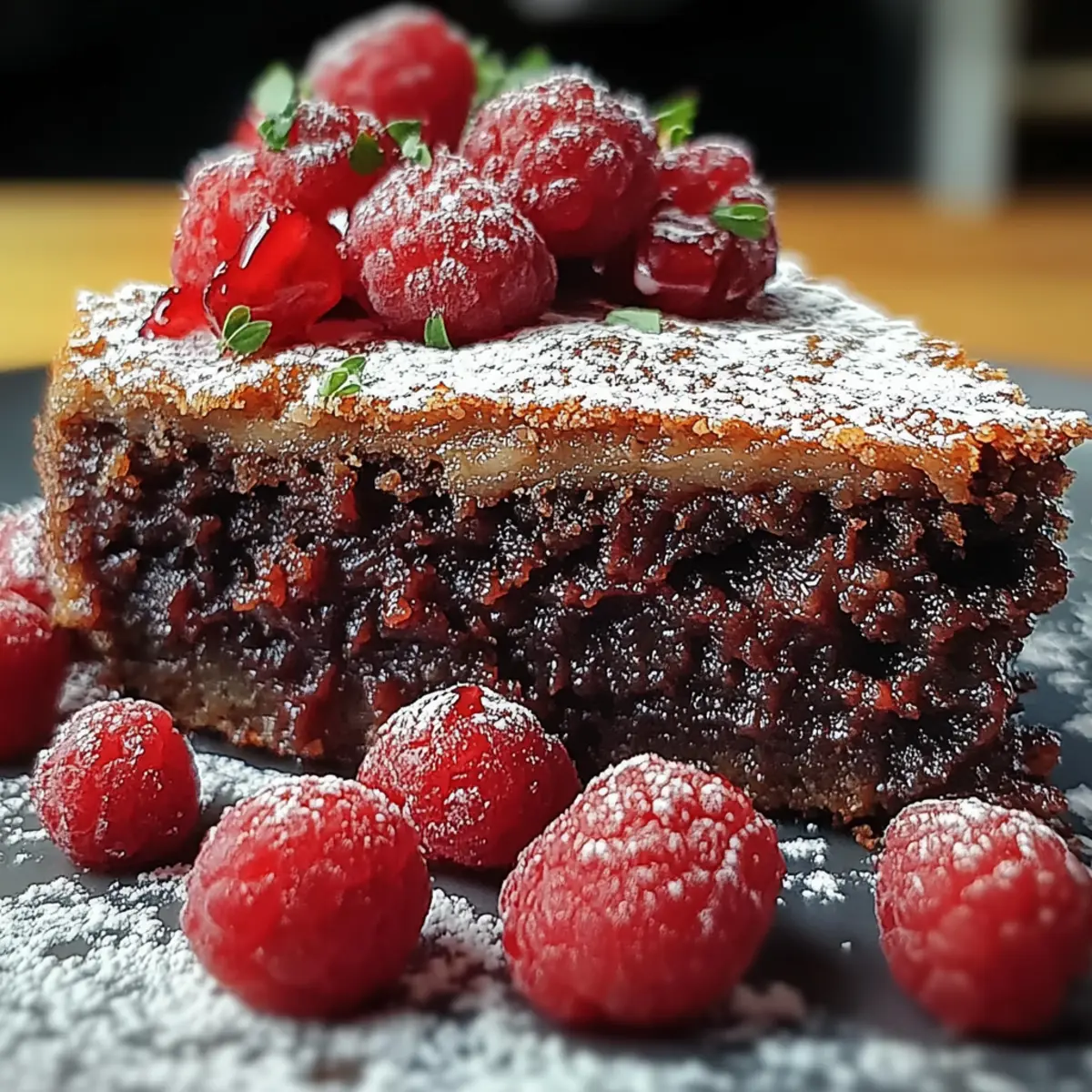 Flourless Chocolate Cake Fudgy