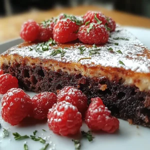 Flourless Chocolate Cake Fudgy