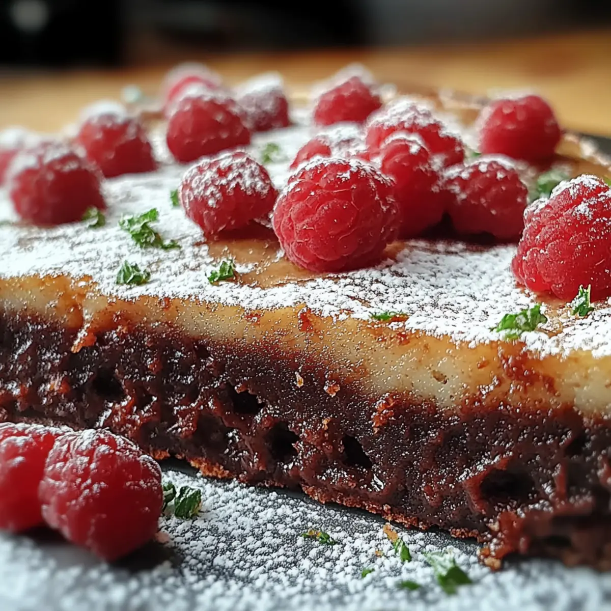 Flourless Chocolate Cake Fudgy