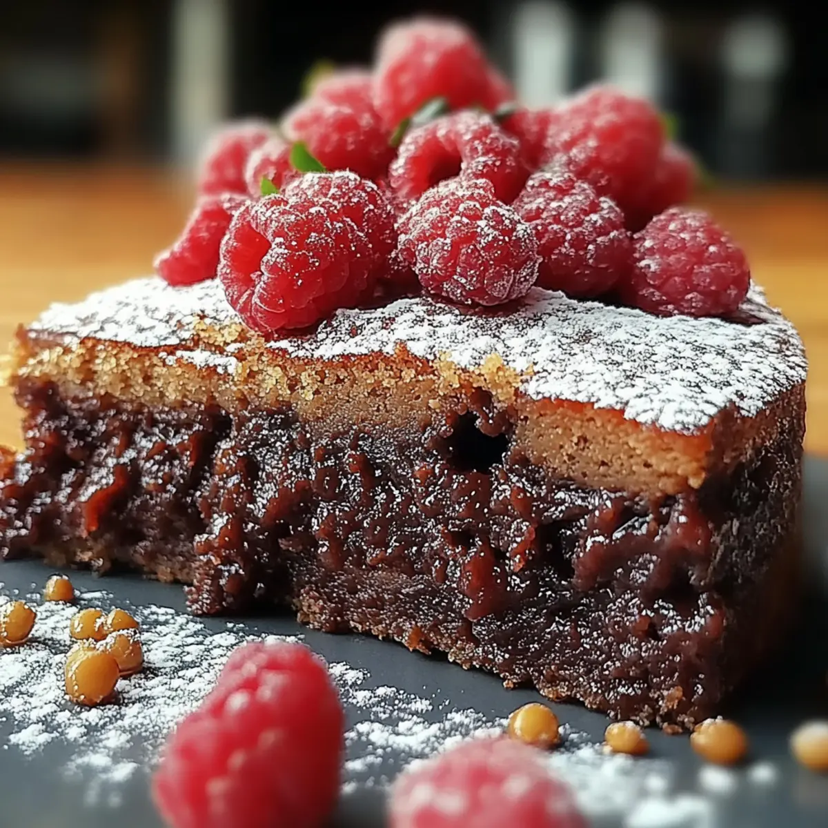 Flourless Chocolate Cake Fudgy