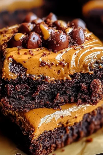 Fudgy Biscoff Brownies