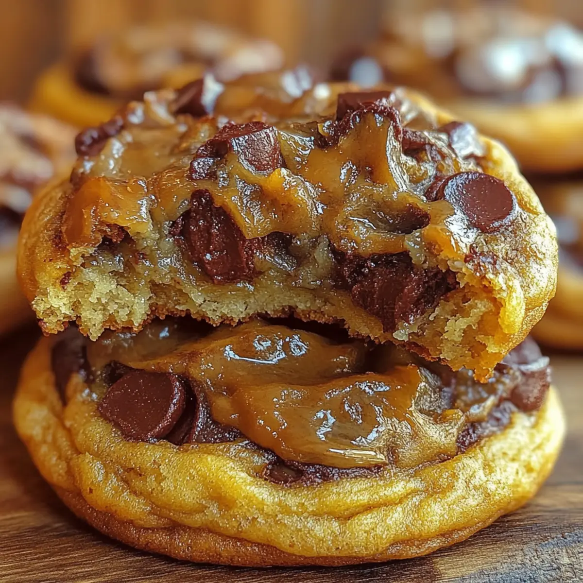 Gooey Chocolate Chip Cookies