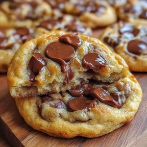 Gooey Chocolate Chip Cookies