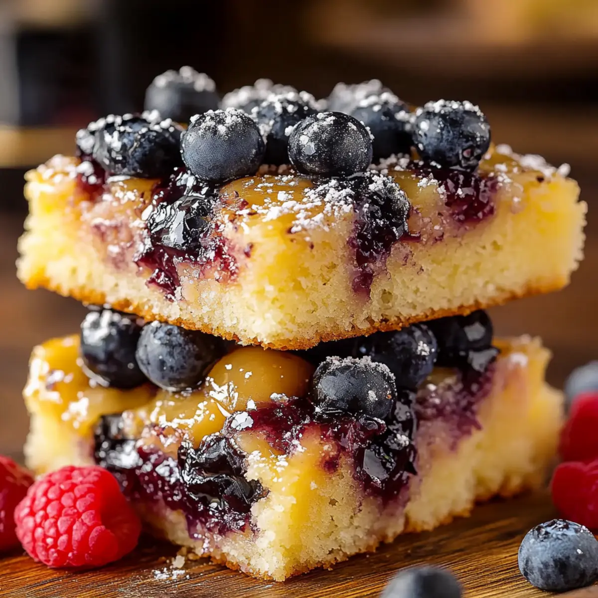 Lemon Blueberry Bars