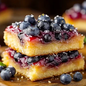 Lemon Blueberry Bars