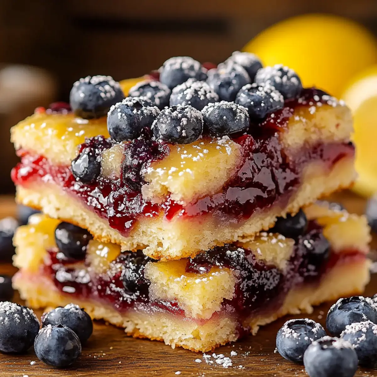 Lemon Blueberry Bars
