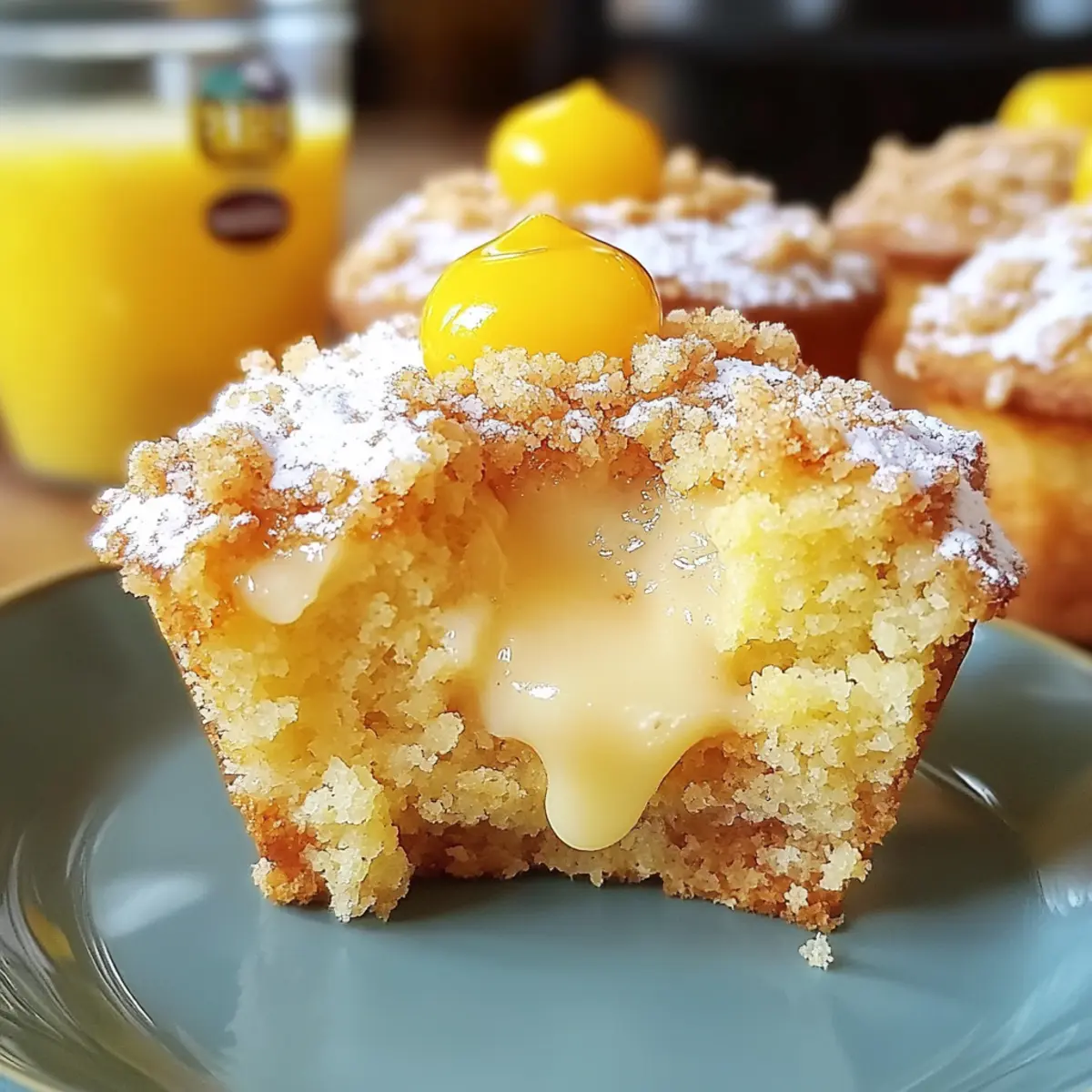 Lemon Curd Muffins