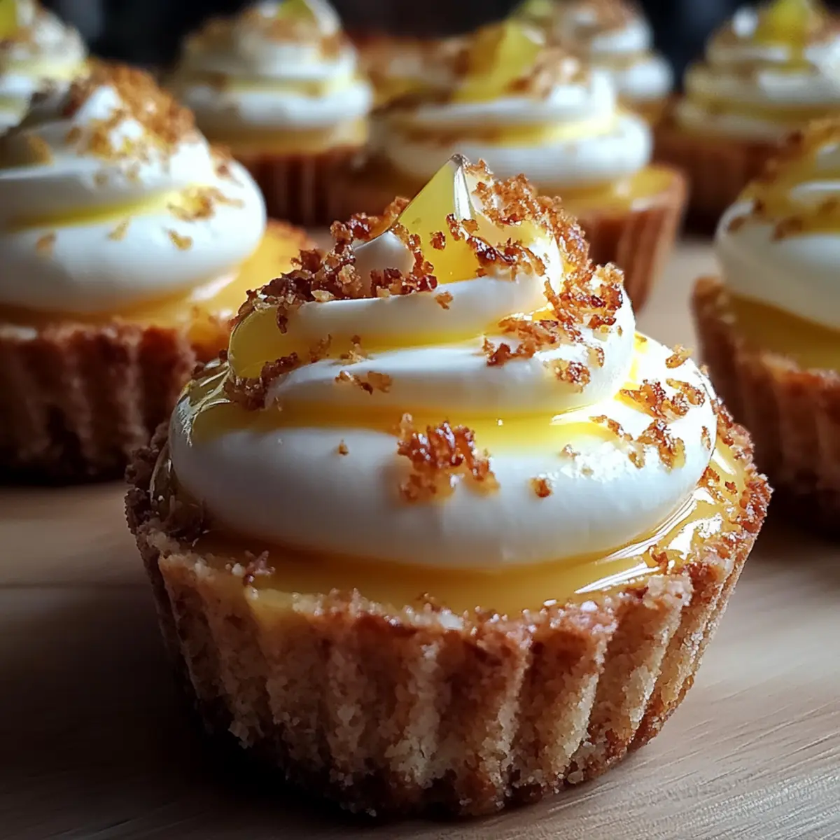 Lemon Meringue Cheesecakes