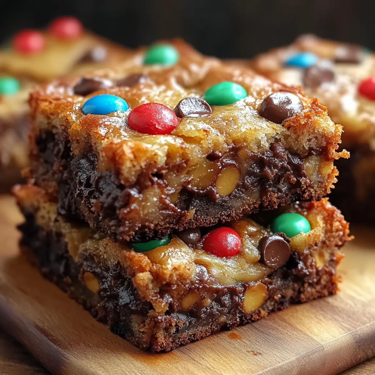 M&M Brownies Chocolate Fudge