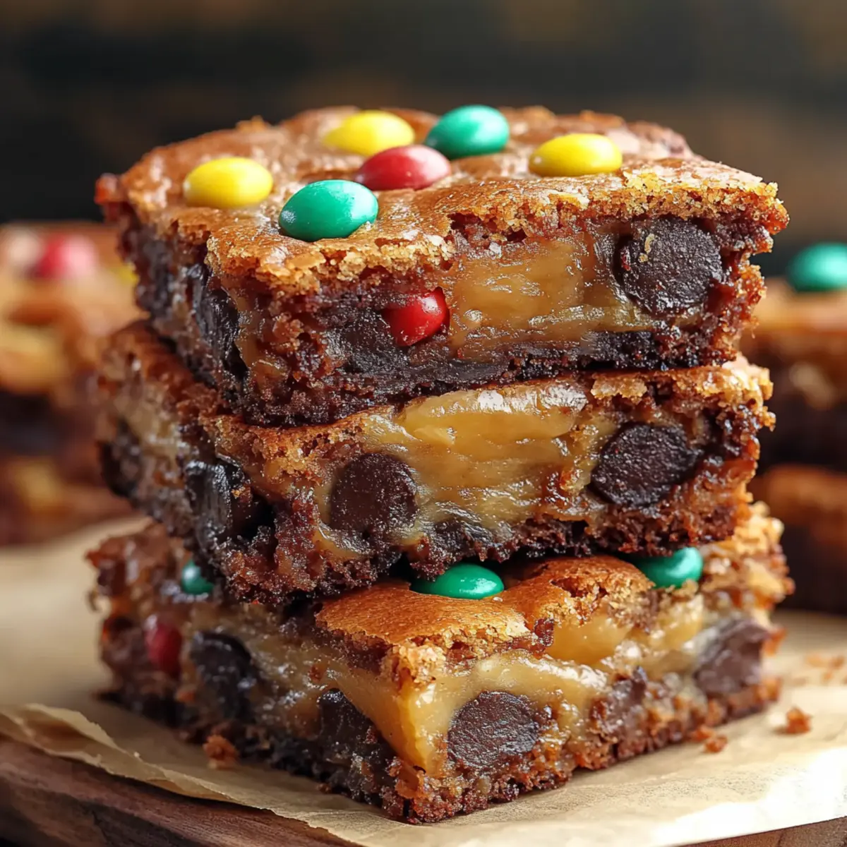 M&M Brownies Chocolate Fudge