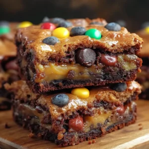 M&M Brownies Chocolate Fudge
