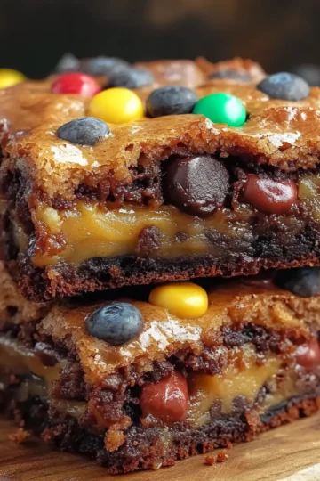 M&M Brownies Chocolate Fudge