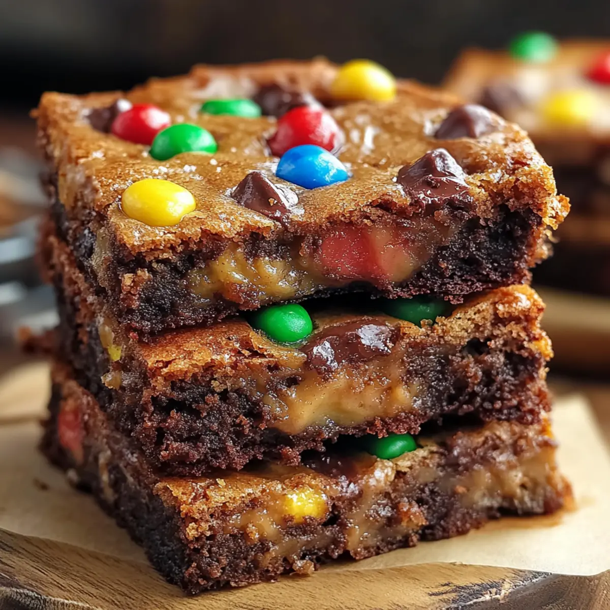 M&M Brownies Chocolate Fudge