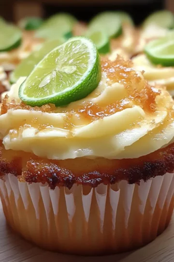 Margarita Cupcakes Lime Frosting