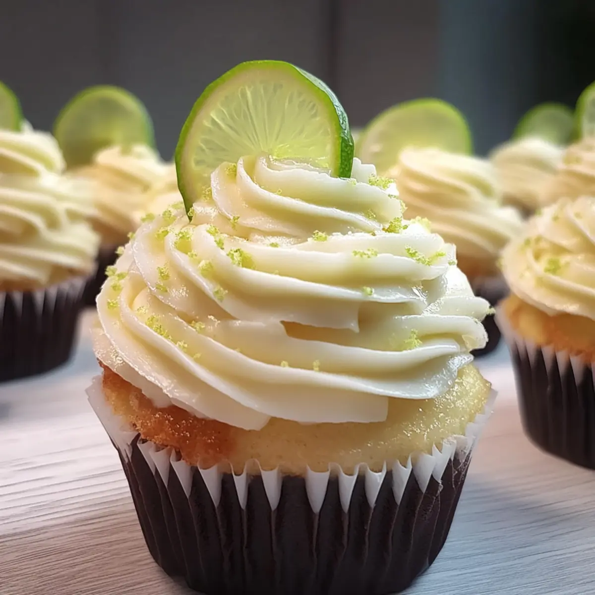 Margarita Cupcakes Lime Frosting