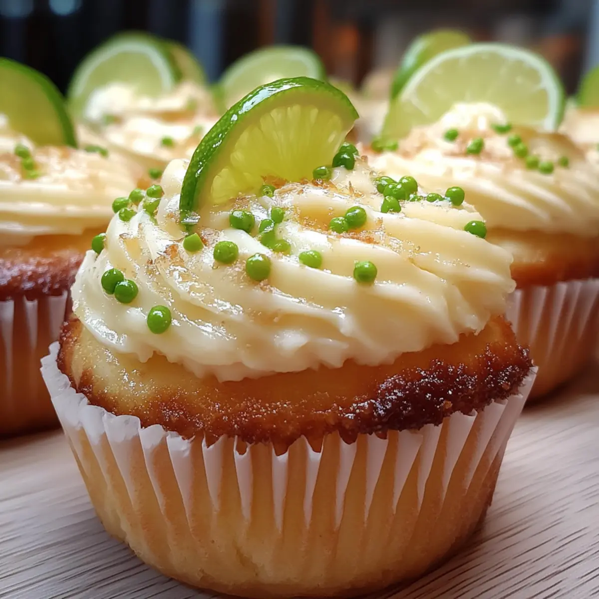 Margarita Cupcakes Lime Frosting