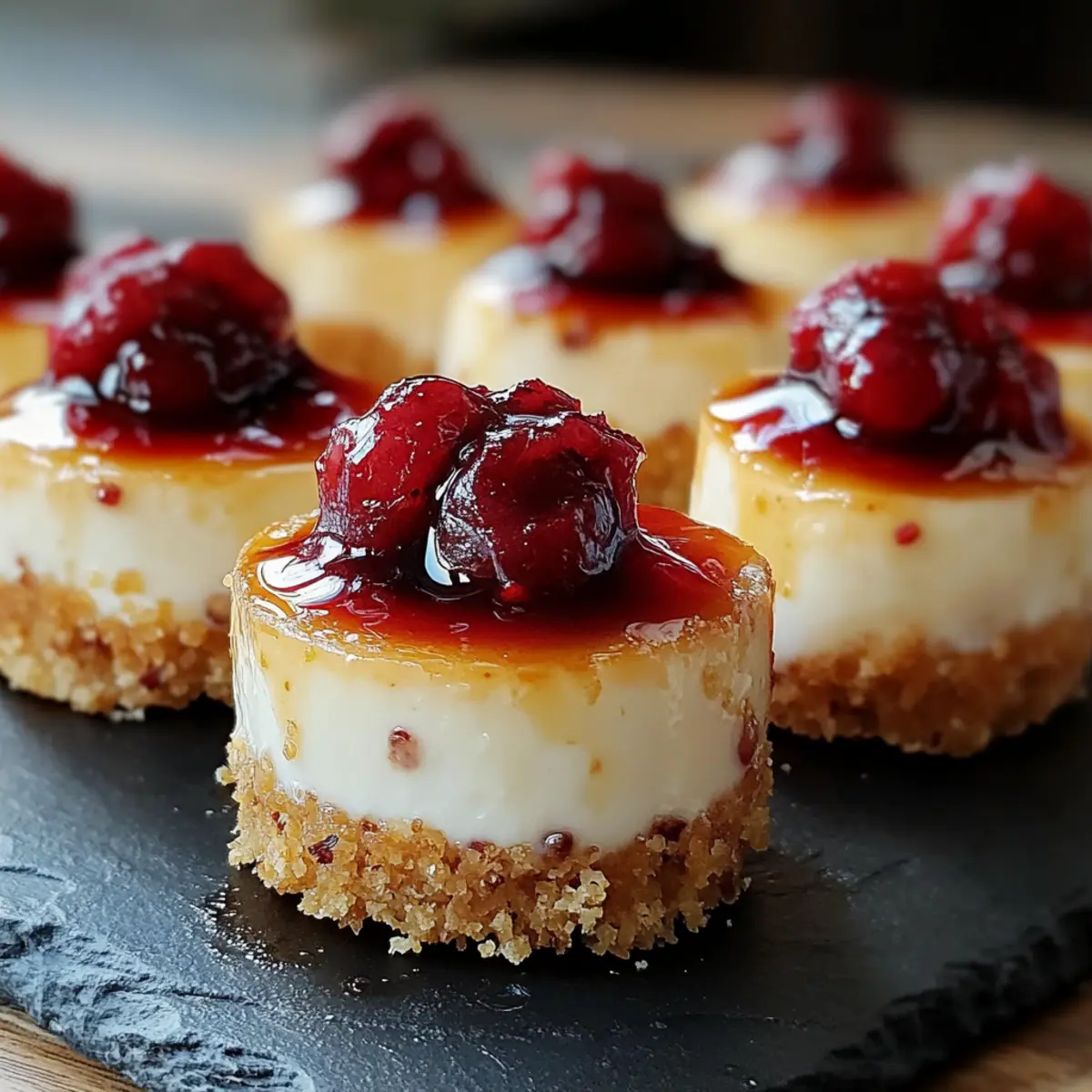 Mini Cherry Cheesecakes