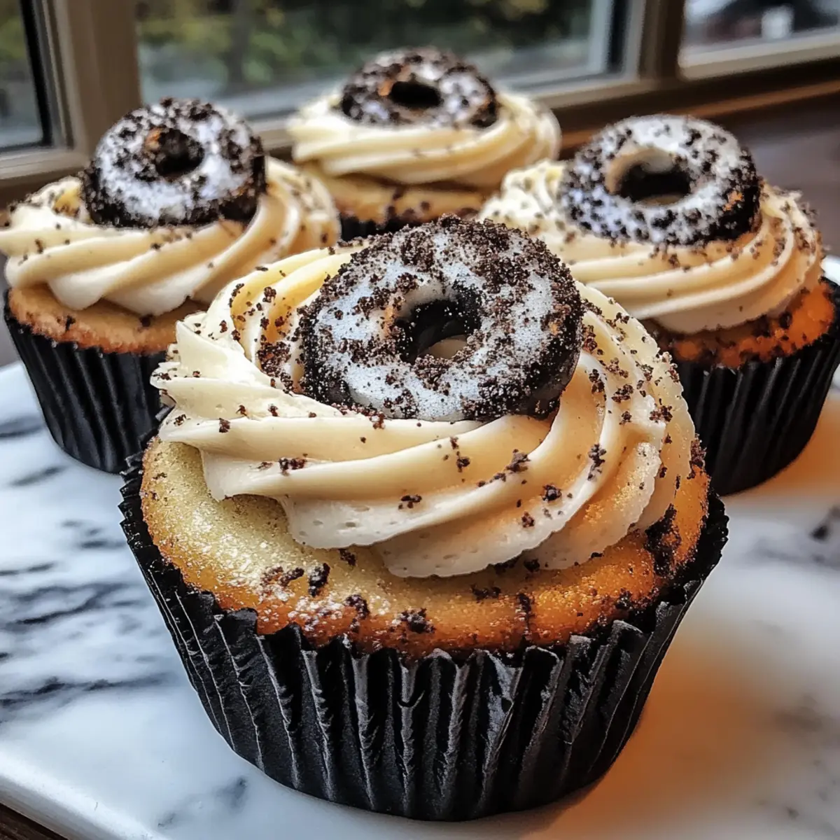 Oreo Cupcakes Doctored Cake Mix