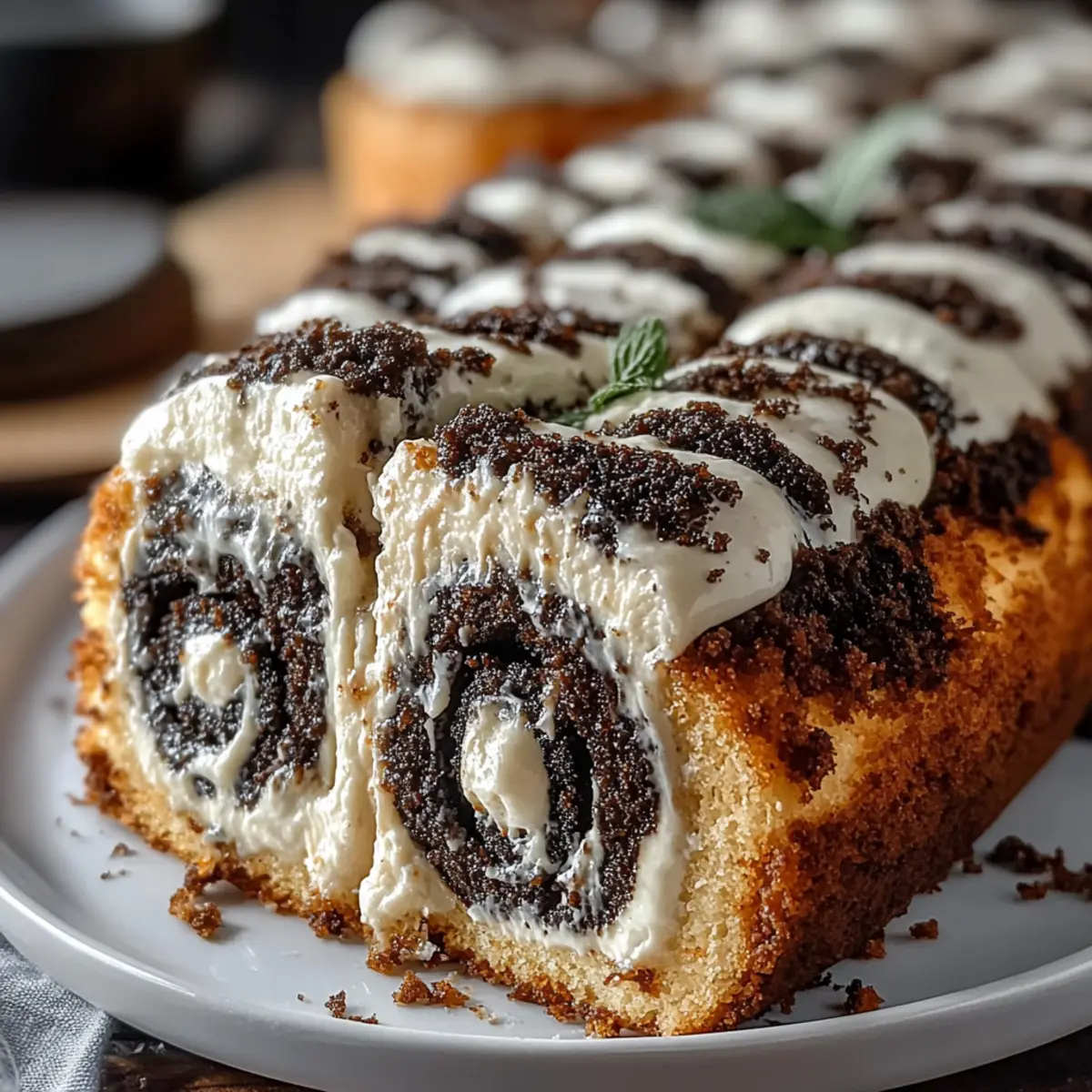 Oreo Sushi Rolls Dessert Fusion