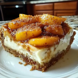 Peach Cobbler Cheesecake Fusion