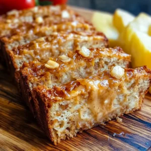 Peanut Butter Apple Banana Bread
