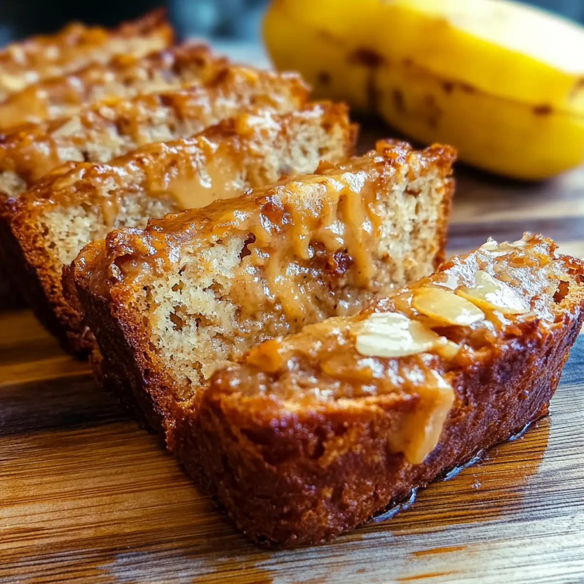 Peanut Butter Apple Banana Bread