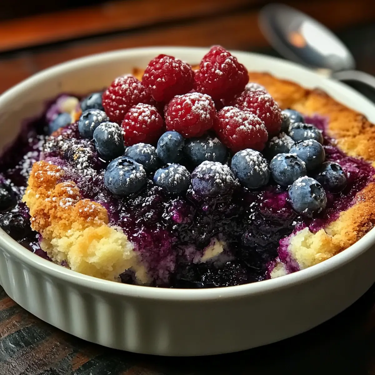 Southern Style Blueberry Cobbler