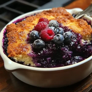 Southern Style Blueberry Cobbler