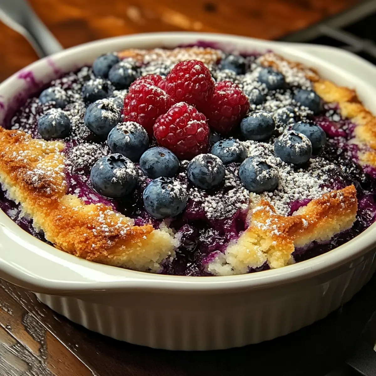 Southern Style Blueberry Cobbler