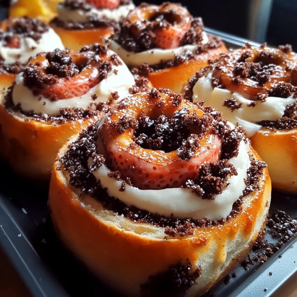 Spooky Cinnamon Rolls