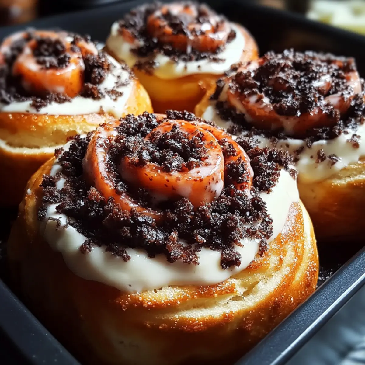 Spooky Cinnamon Rolls