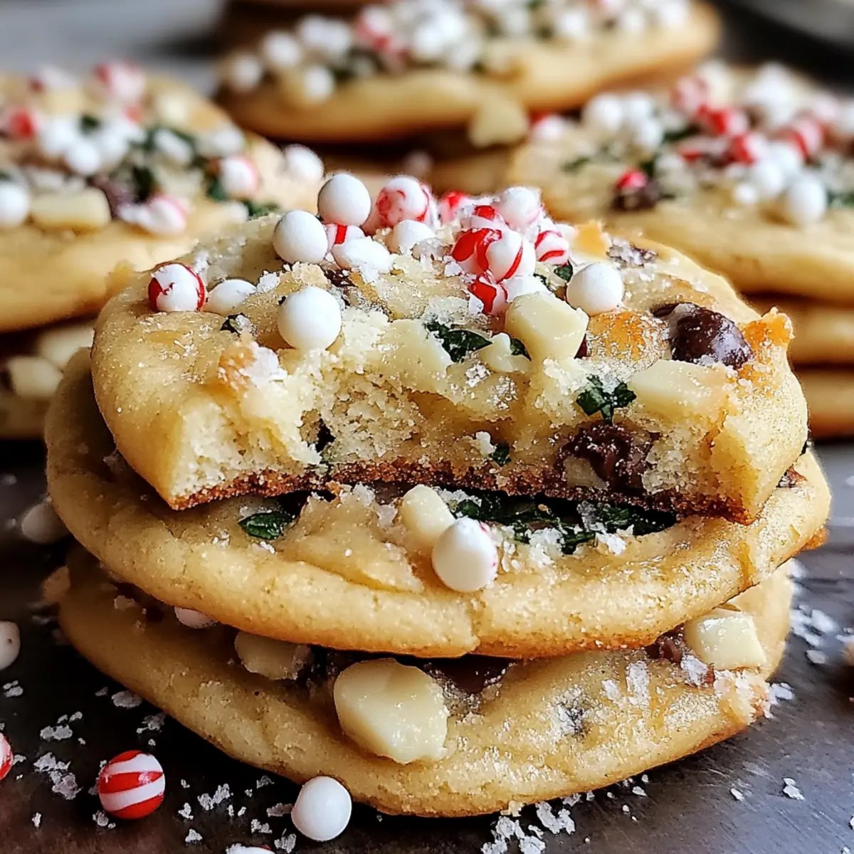 Winter Wonderland Chocolate Chip Cookies