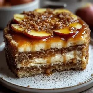 Apple Cinnamon Cheesecake Crumble