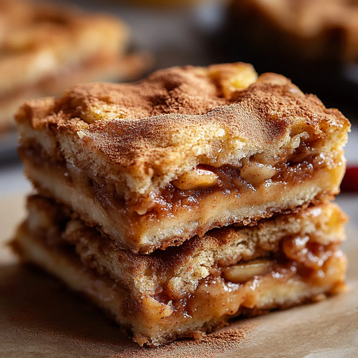 Apple Snickerdoodle Bars