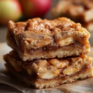 Apple Snickerdoodle Bars