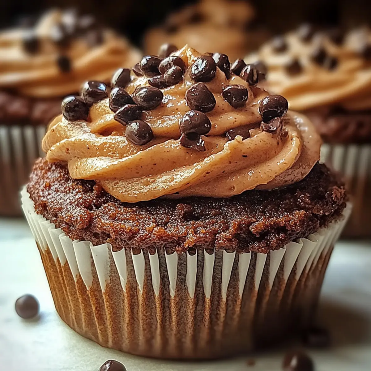Brownie Cupcakes Chocolate Buttercream