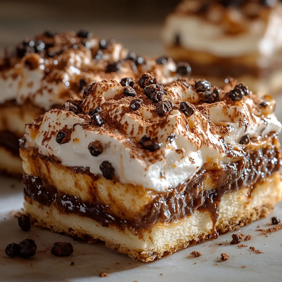 Cannoli Squares