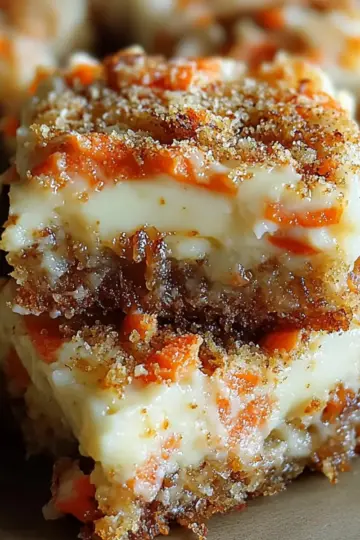 Carrot Cake Cream Cheese Bars